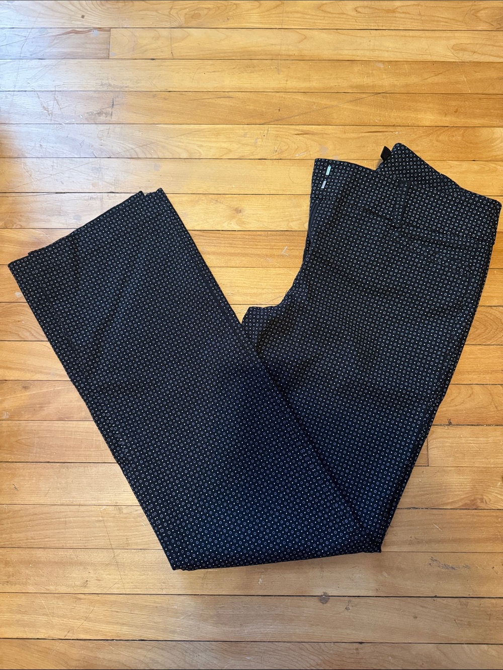 Women’s Size 6 dress pants micro dot NY&Co 7th Ave edition work pants
